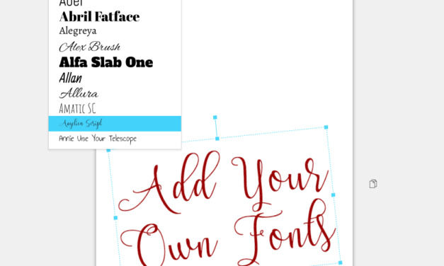 Add Your Own Fonts