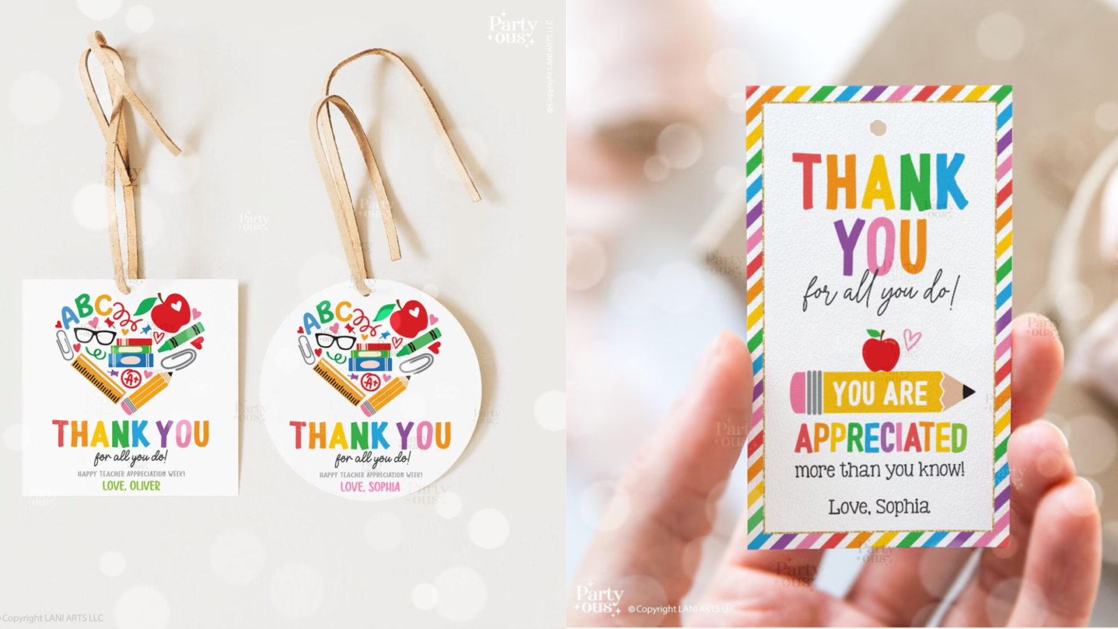 Profitable Teacher Appreciation Printables 