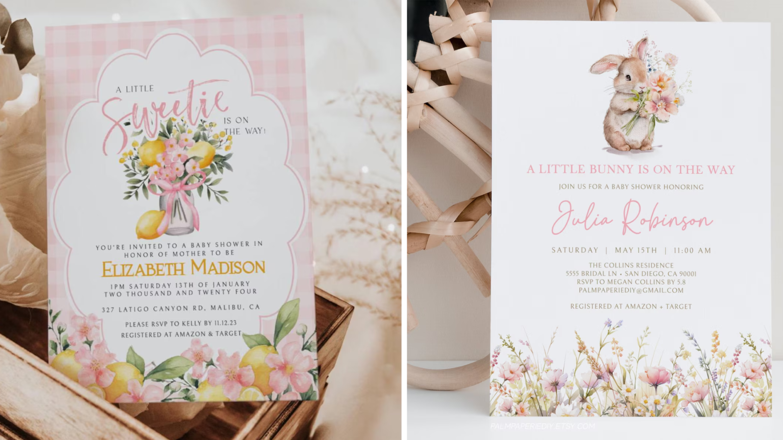 Editable Baby Shower Templates