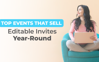 Editable Invitations for Special Events: Top Year-Round Bestsellers