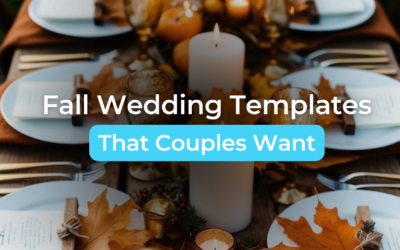 How to Create Fall Wedding Templates That Couples Want