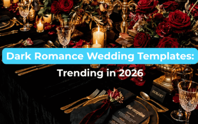 Dark Romance Wedding Templates: Trending in 2026