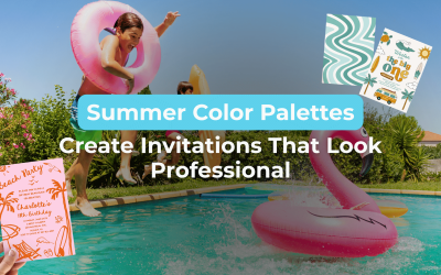 Summer Color Palettes for Invitations That Look Professional