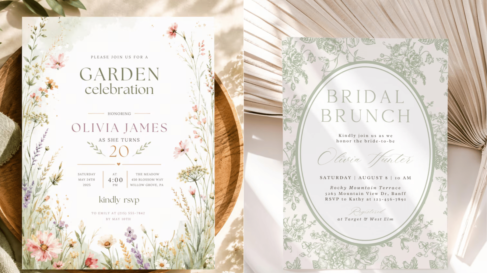 Summer Color Palettes for Invitations That Look Professional