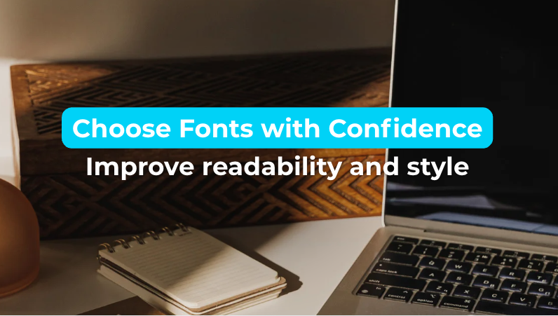 How to Choose Fonts for Templates That Look Professional