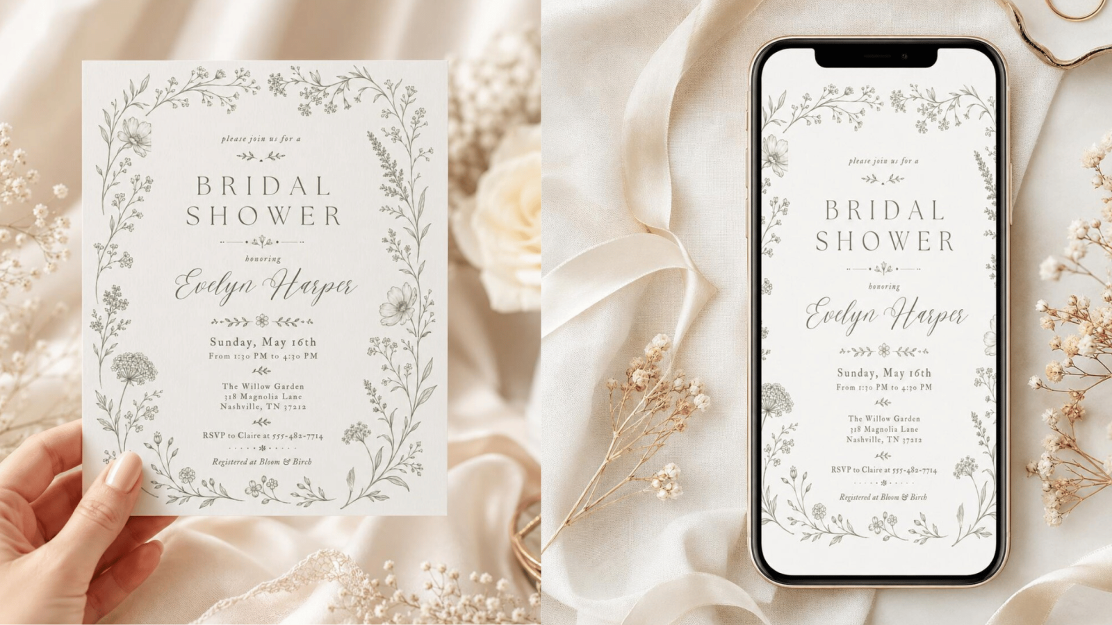 How to Design a Bridal Shower Invitation That Stands Out